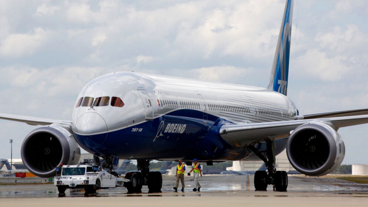 A Boeing 787 Dreamliner aircraft. (AP)