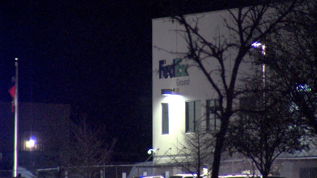 A package en route to Austin exploded at a Schertz FedEx processing plant. 