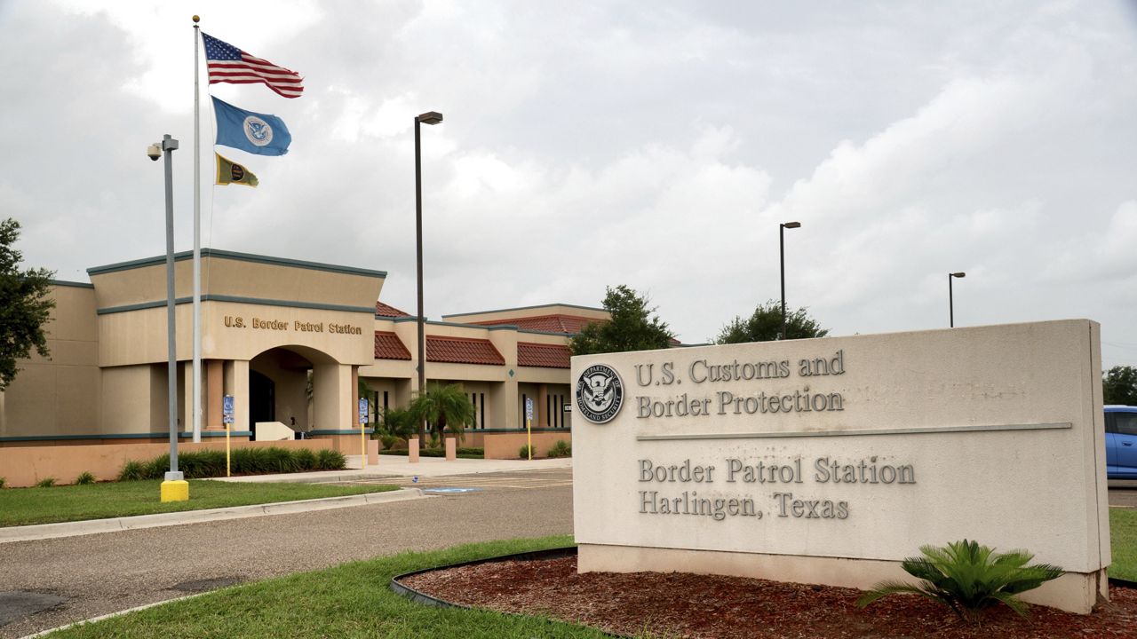 The Border Patrol station July 11, 2014, in Harlingen, Texas. U.S. immigration officials say an 8-year-old girl who died last week in Border Patrol custody was seen at least three separate times by medical personnel on the day of her death. U.S. Customs and Border Protection said Sunday, May 21, 2023, the girl had complained of vomiting and a stomachache before later suffering what appeared to be a seizure. On May 17, the girl and her mother went to the Harlingen Border Patrol Station’s medical unit at least three times, CBP said. (David Pike/Valley Morning Star via AP)