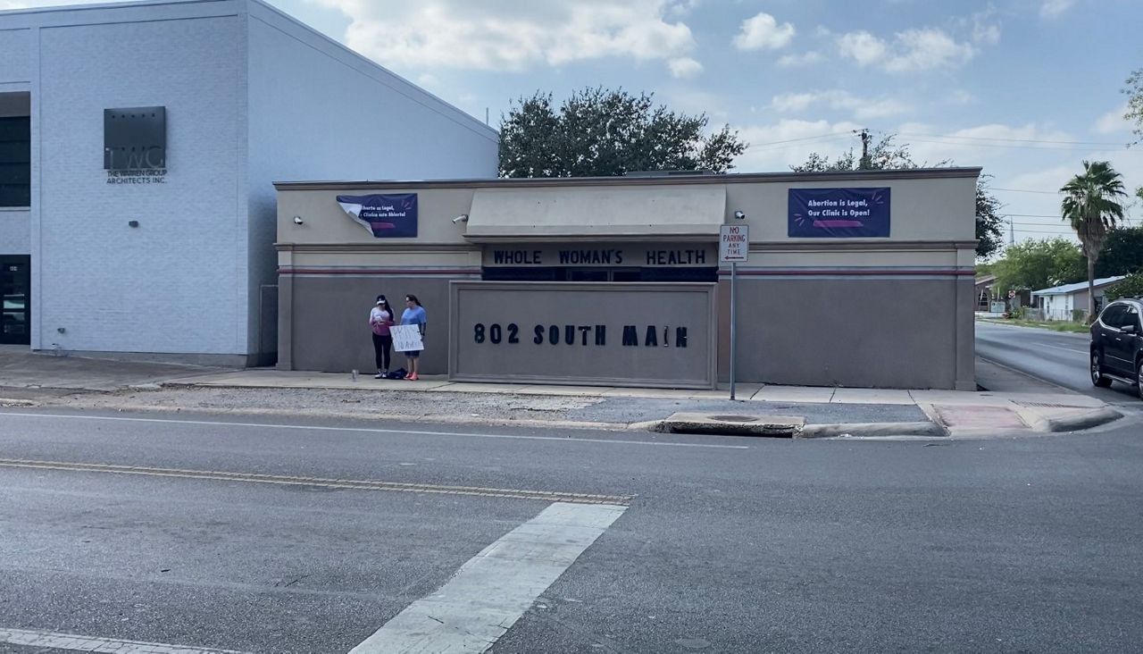 Pictured is Whole Women’s Clinic in McAllen, Texas, the only abortion facility in all of South Texas. (Spectrum News 1/Adolfo Muniz)