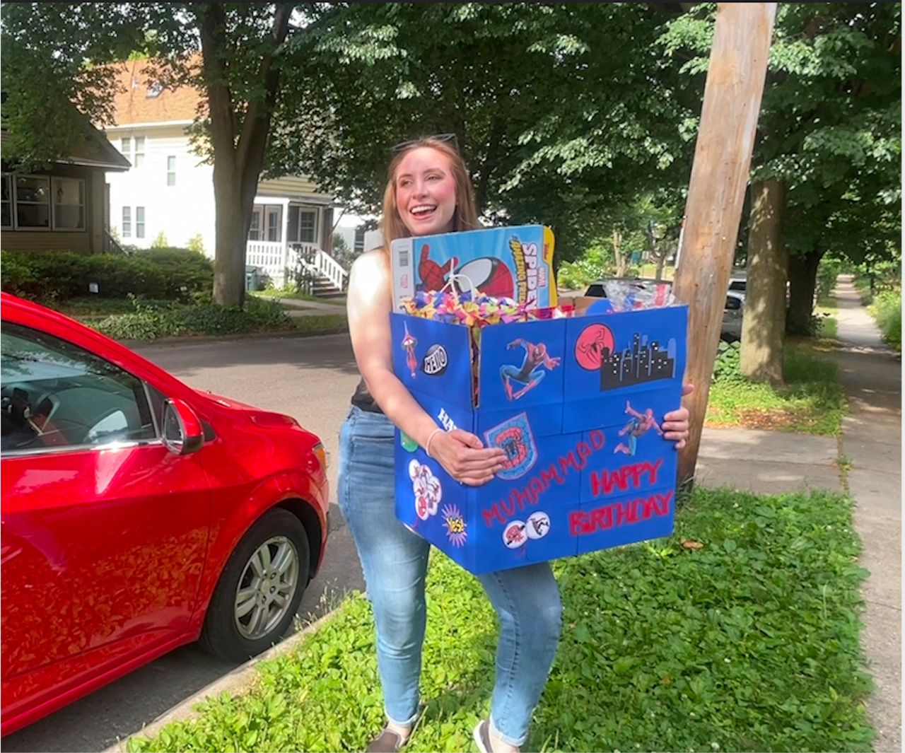 Volunteers make sure kids have a happy birthday