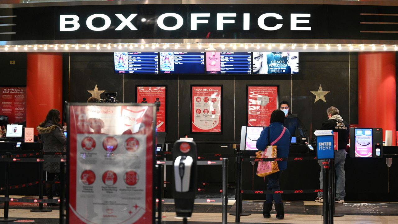 Movie theaters reopen after COVID-19 closures on March 5, 2021, in New York. For one day, Sept. 3, 2022, movie tickets will be just $3 in the vast majority of American theaters as part of a newly launched “National Cinema Day” to lure moviegoers during a quiet spell at the box office. (Photo by Evan Agostini/Invision/AP)