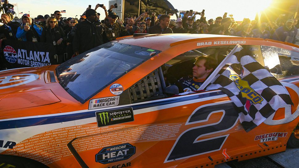 Brad Keselowski's win in Atlanta on Sunday moves him past Mark Donohue as the winningest driver in Team Penske history.