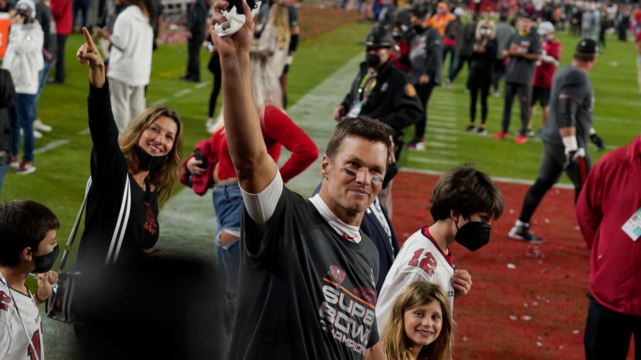 An overall general interior view as the Tampa Bay Buccaneers defeat the  Kansas City Chiefs in the NFL Super Bowl 55 football game, Sunday, Feb. 7,  2021, in Tampa, Fla. (AP Photo/David