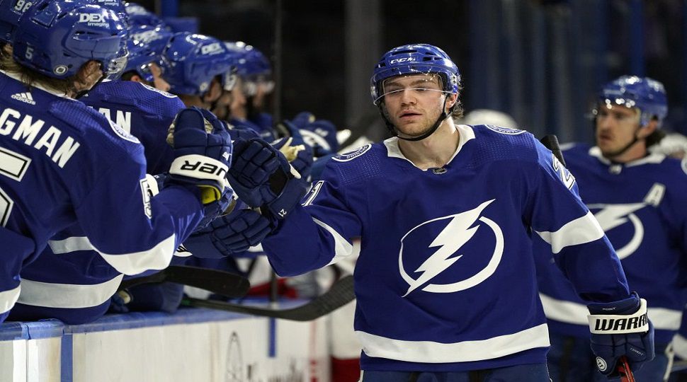 Lightning's Erik Cernak finds right side of the puck in Game 3 vs. Panthers