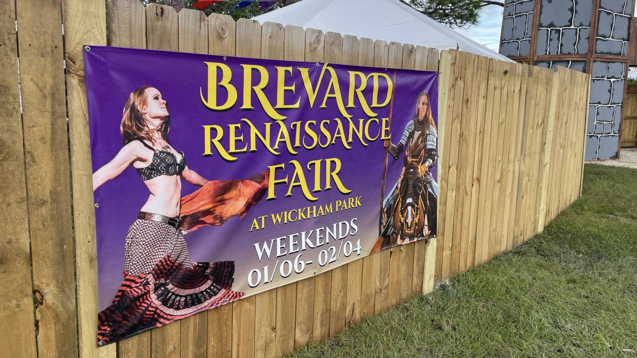 The 9th Annual Brevard Renaissance Fair will be held on select weekends throughout January and will run through the first weekend of February. (Spectrum News/Greg Pallone)