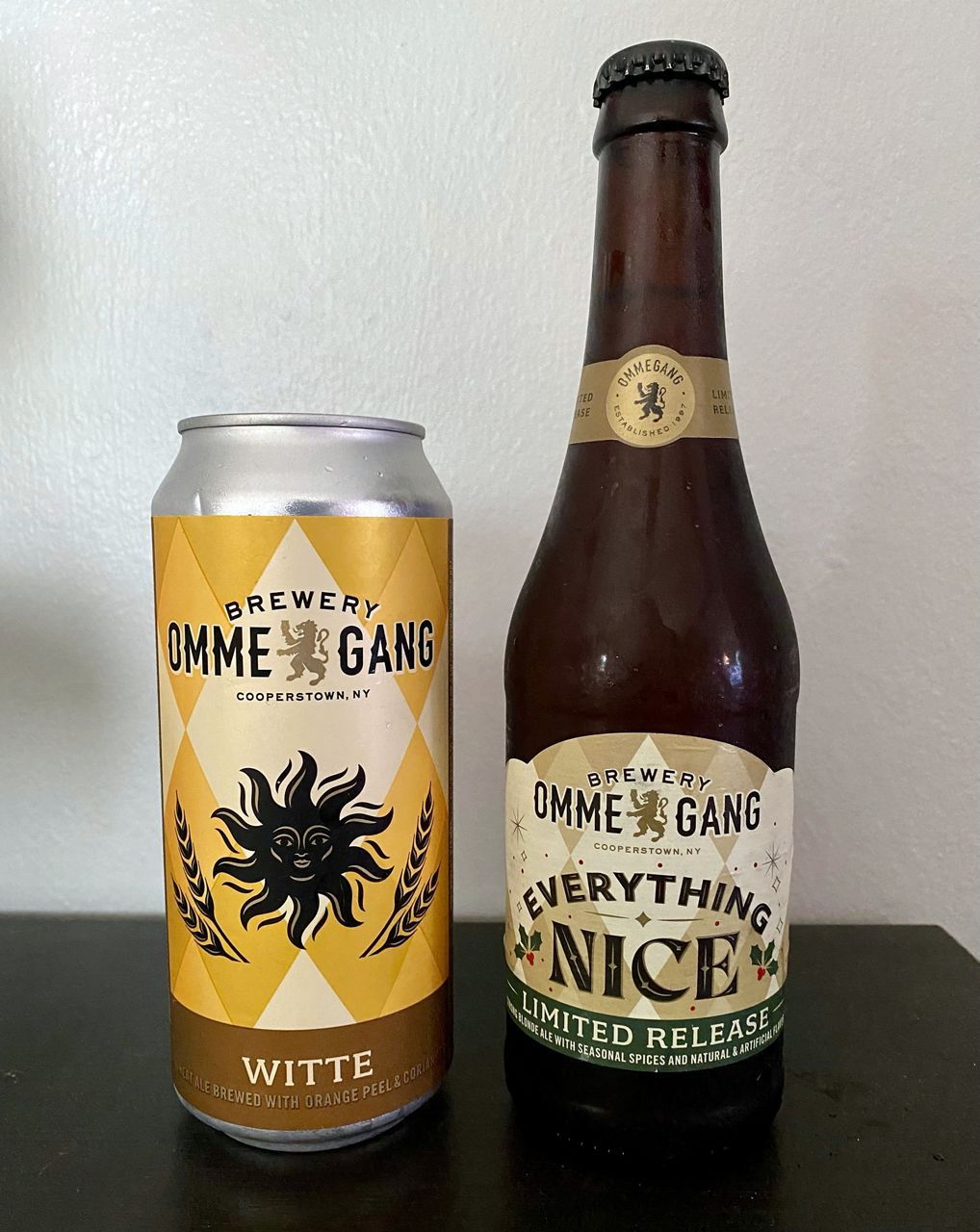 Two Brewery Ommegang beers