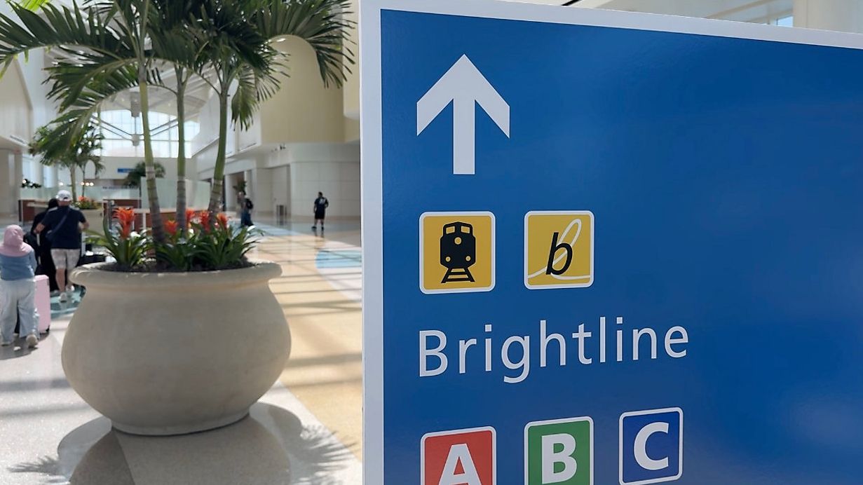 The Brightline Station in Orlando (Spectrum News)