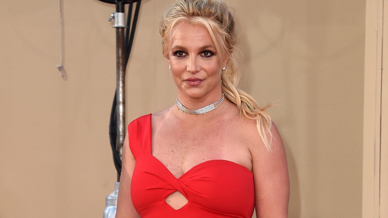 Britney Spears arrives at the Los Angeles premiere of "Once Upon a Time in Hollywood" on July 22, 2019. (Photo by Jordan Strauss/Invision/AP, File)