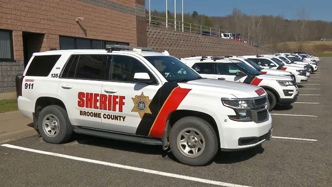 broome county sheriff's office car