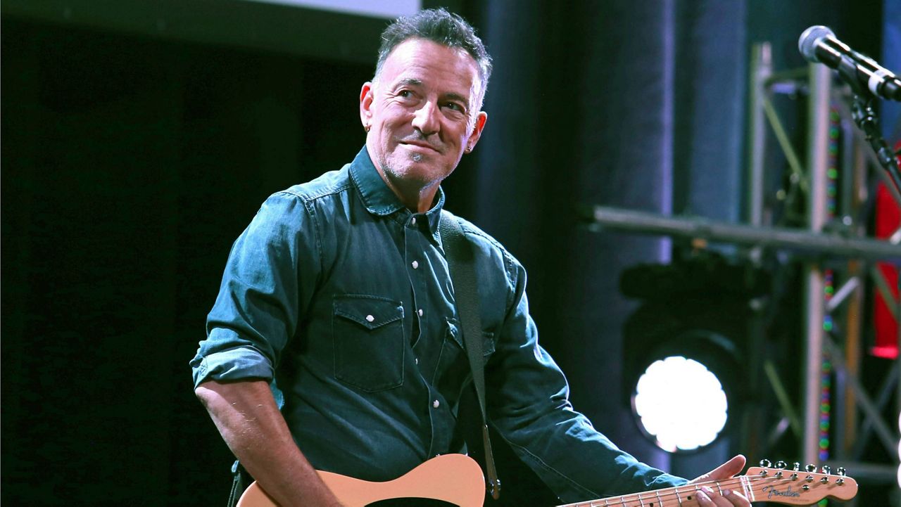 Bruce Springsteen performs at Stand Up For Heroes in New York on Nov. 1, 2016. (Photo by Greg Allen/Invision/AP)