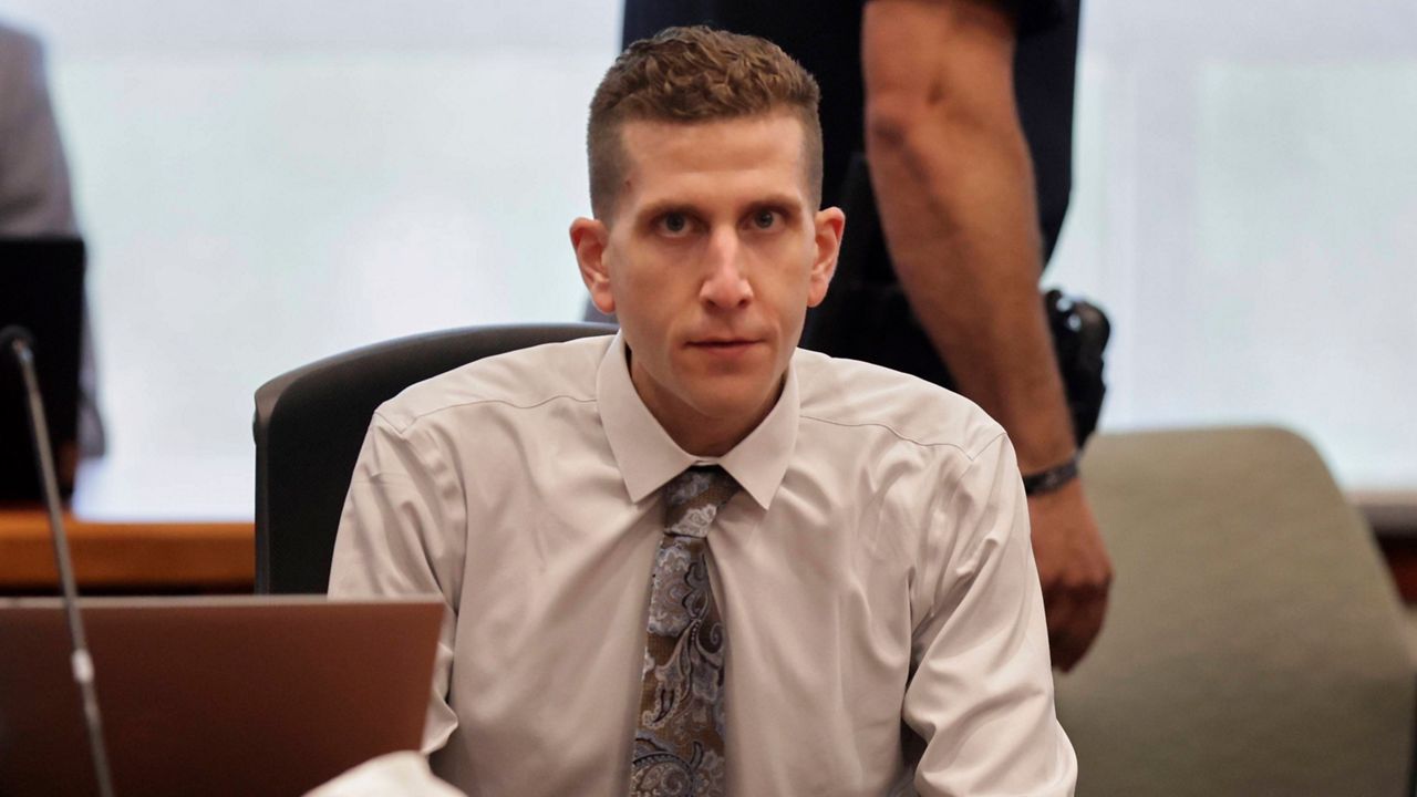 Brian Kohberger, charged in the murders of four University of Idaho students, appears at the Ada County Courthouse, Wednesday, July 2, 2025, in Boise, Idaho. (AP Photo/Kyle Green, Pool)