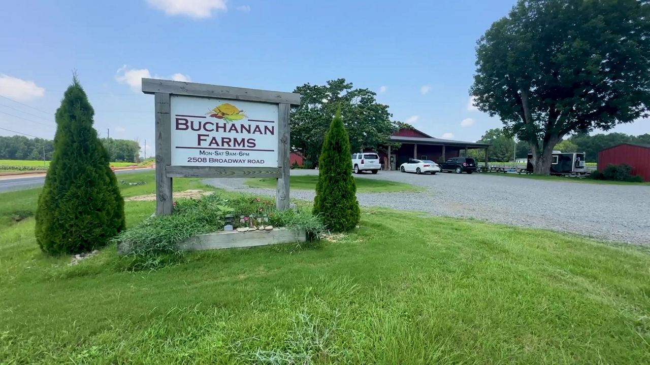 The family killed in a small plane crash Monday is connected with the Buchanan Family Farms in Sanford. (Spectrum News 1/Patrick Thomas)
