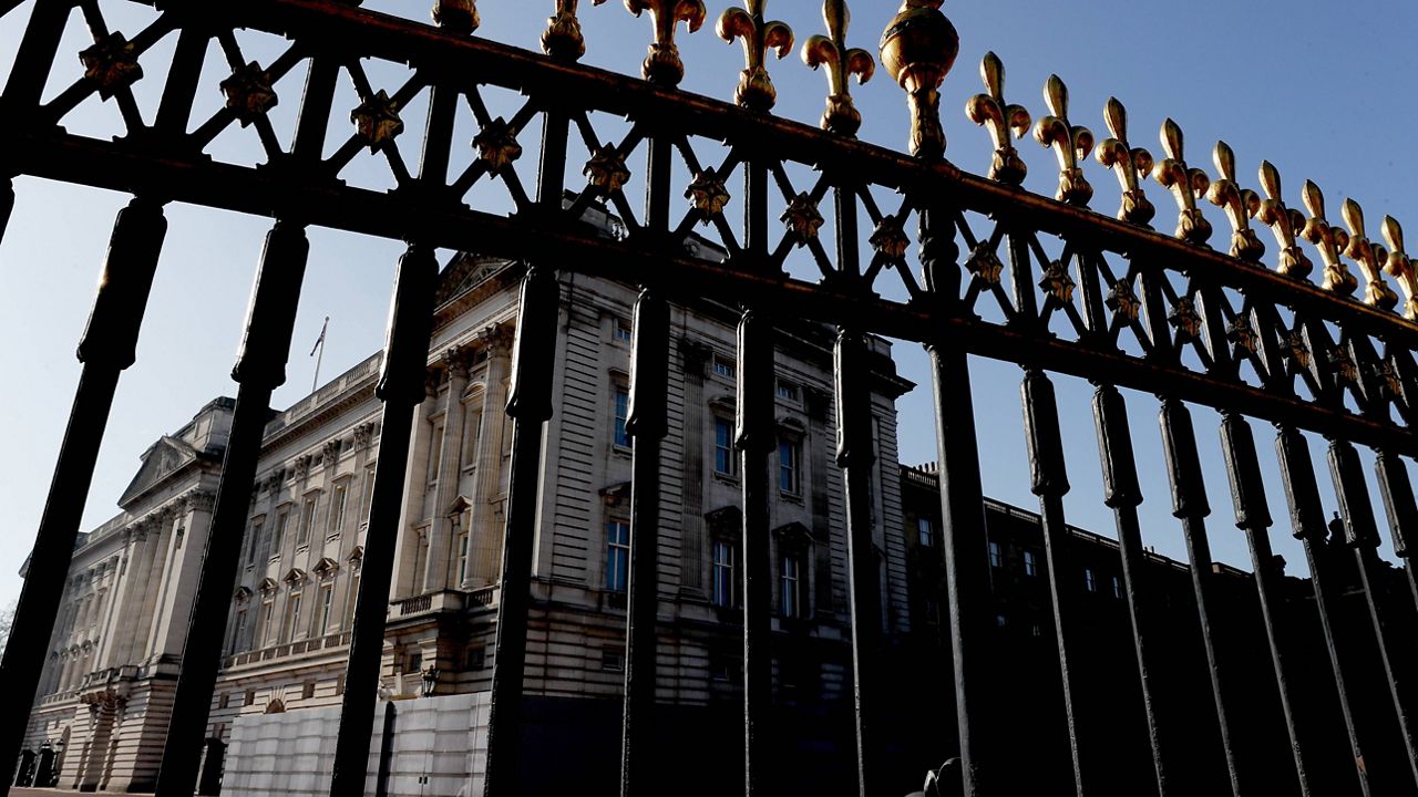 A view of Buckingham Palace in London on Tuesday (AP Photo/Frank Augstein)