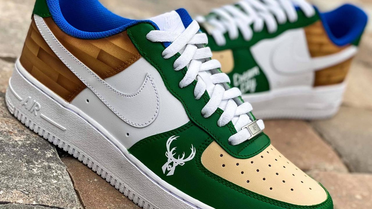 Custom JD1s Air Jordan-Inspired Milwaukee Brewers Sneakers