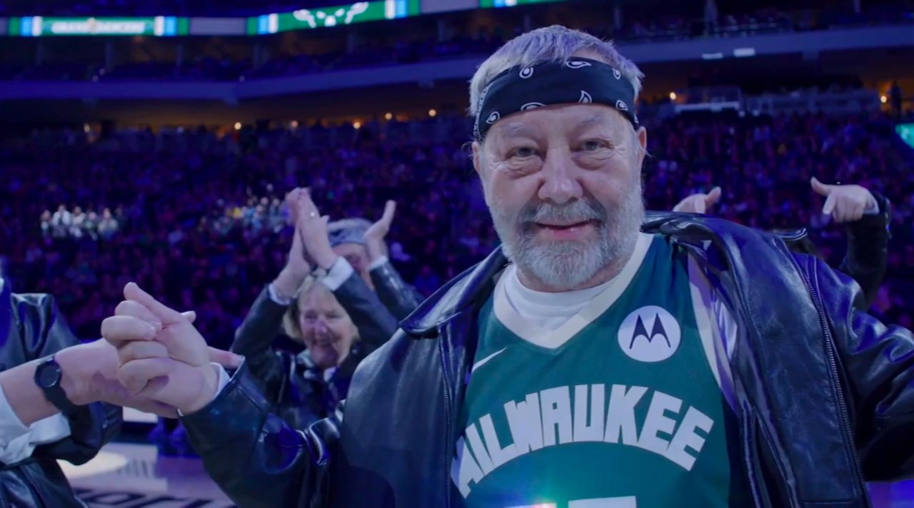 Mike Nelson has been part of the Bucks Grand Dancers for several seasons. (Courtesy: Bucks)