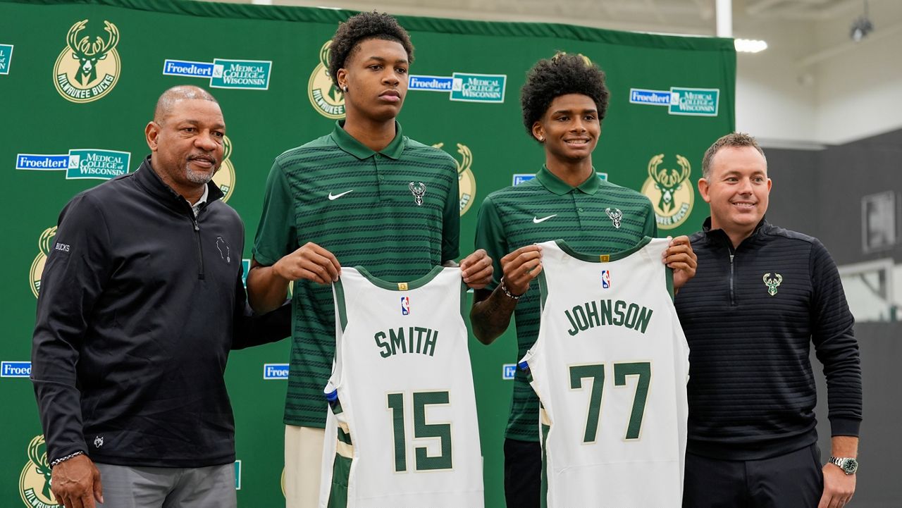 Bucks banking on long-term potential of their two 19-year-old draft picks