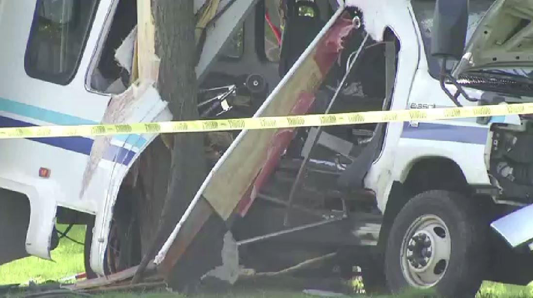 Two passengers injured in Clarence bus crash