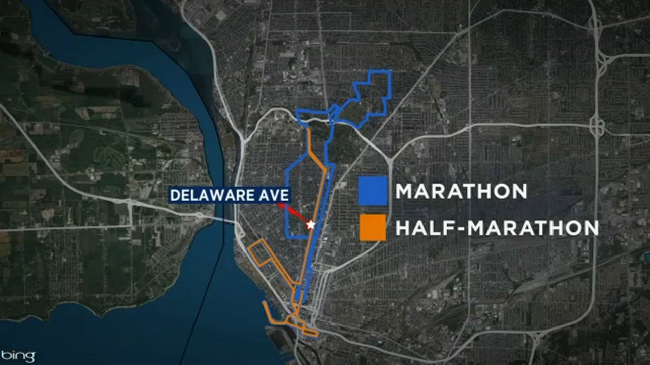 Runners prepare for the return of the Buffalo Marathon