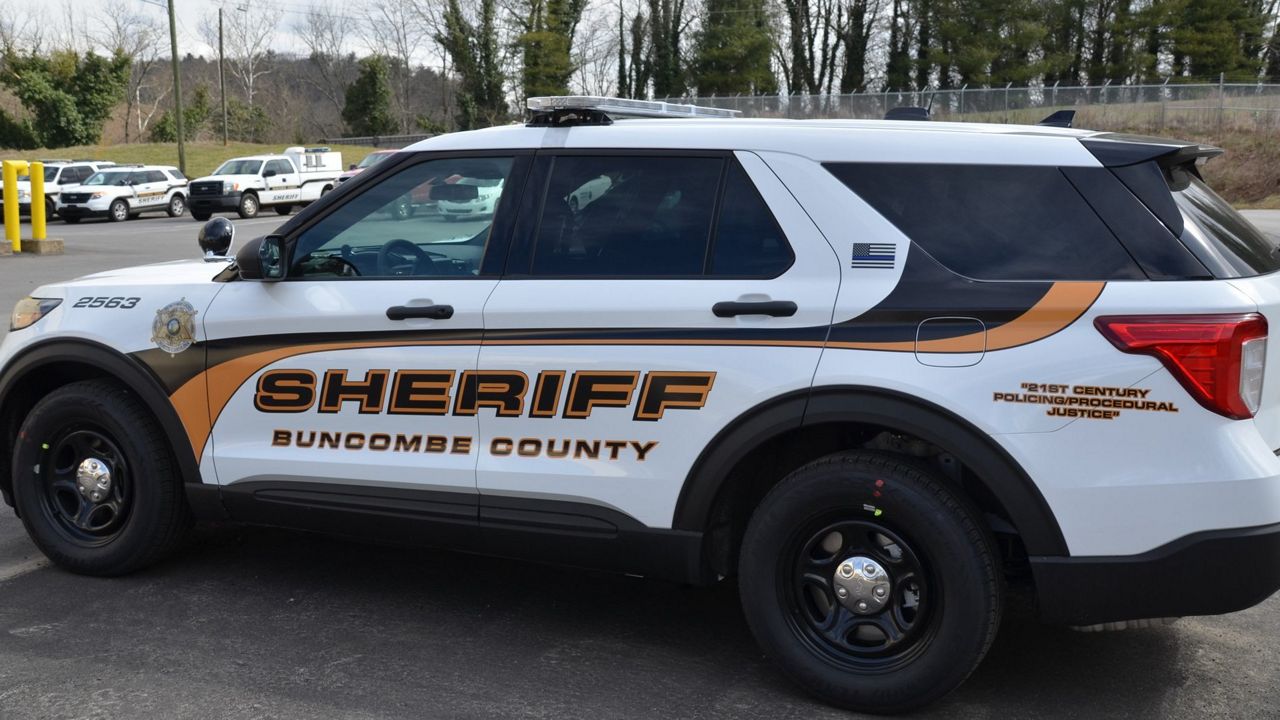 A deputy was shot outside the magistrate’s office in Buncombe County early Sunday morning while trying to serve a warrant, the Buncombe County Sheriff’s Office said (Buncombe County Sheriff's Office via Facebook)