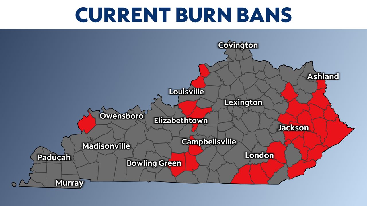 Increased fire danger in Kentucky as the drought lingers