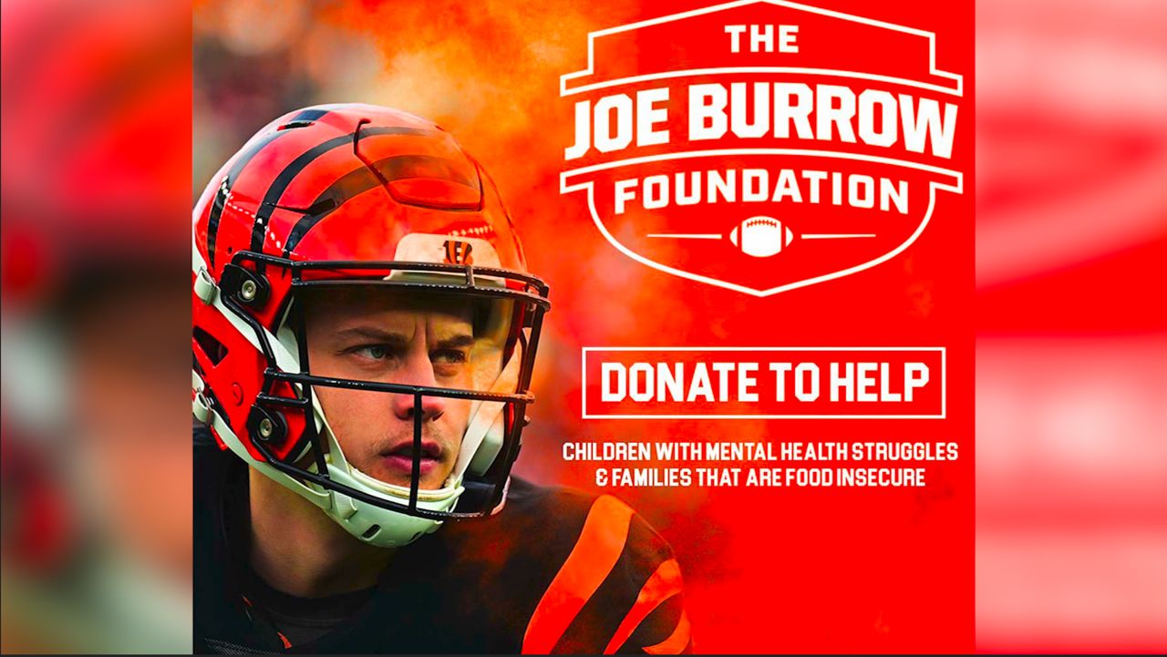 Joe Burrow launches non-profit foundation to help with hunger, childhood  mental health