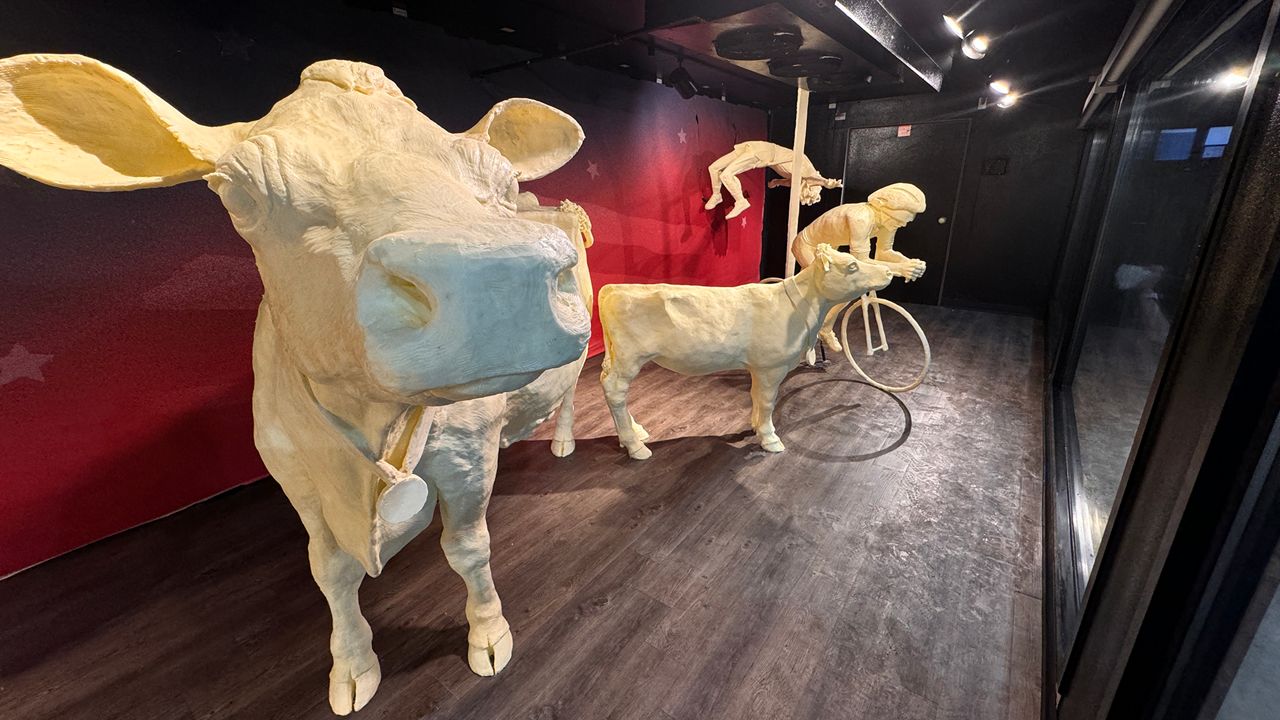 Take at look at the Ohio State Fair's butter cow