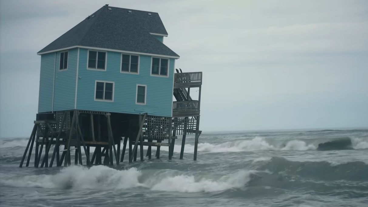 Another home collapses into the ocean on North Carolina's Outer Banks