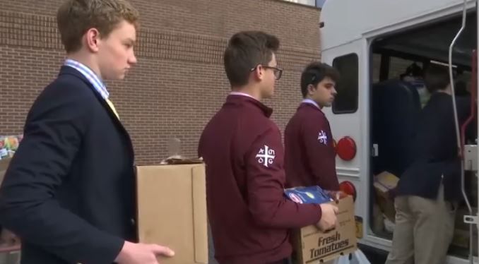 Bronx Students Collect Thousands Of Canned Goods