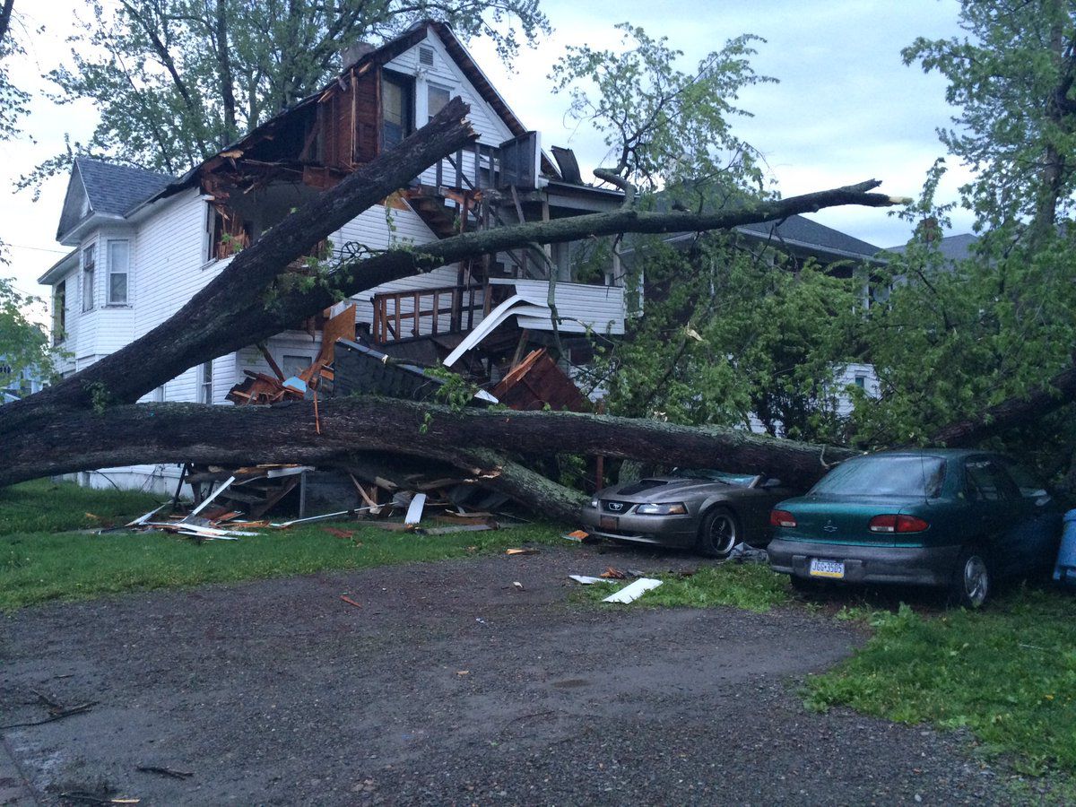 Storm Brings Down Trees, Power Lines Throughout Southern Tier