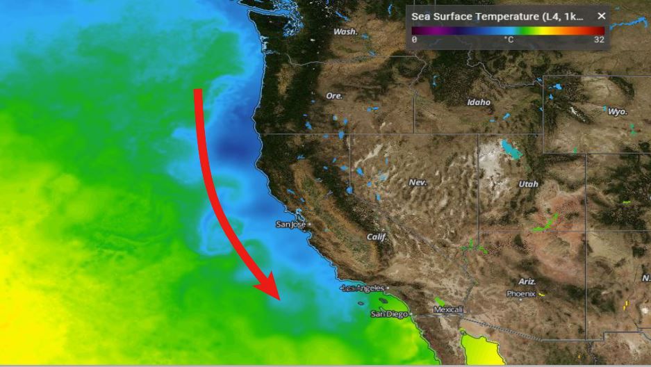 Hurricane California 2023 Map