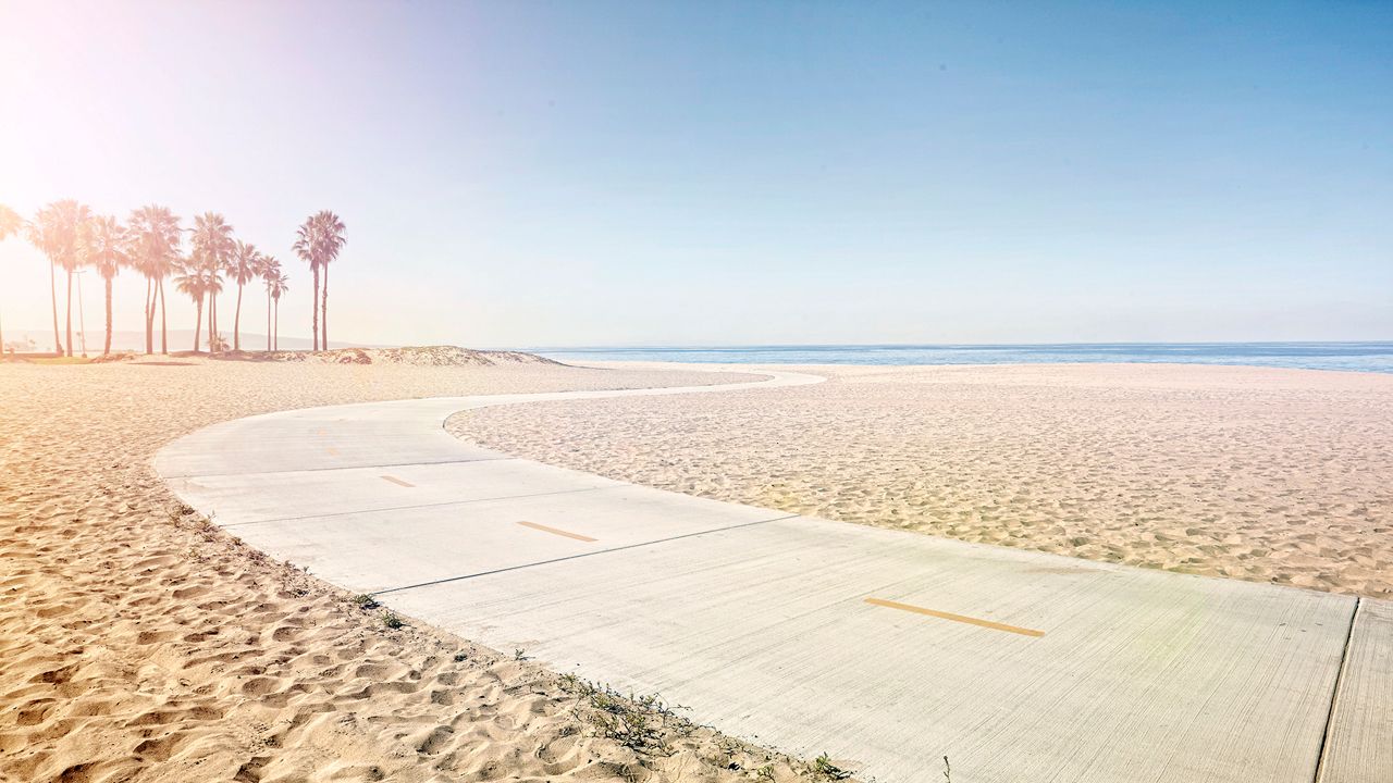 SoCal beaches feel so hot because the sand is so hot.