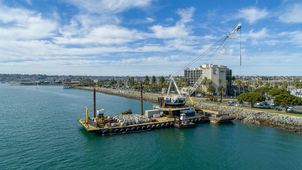 New way to protect shoreline being tested in San Diego Bay