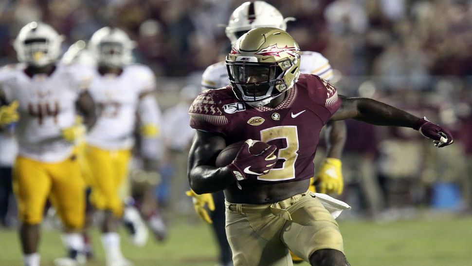 Akers, who ran for 1,144 yards and 14 touchdowns this season, made the announcement on Twitter on Saturday as the Seminoles began pre-bowl practices. (AP FILE PHOTO)