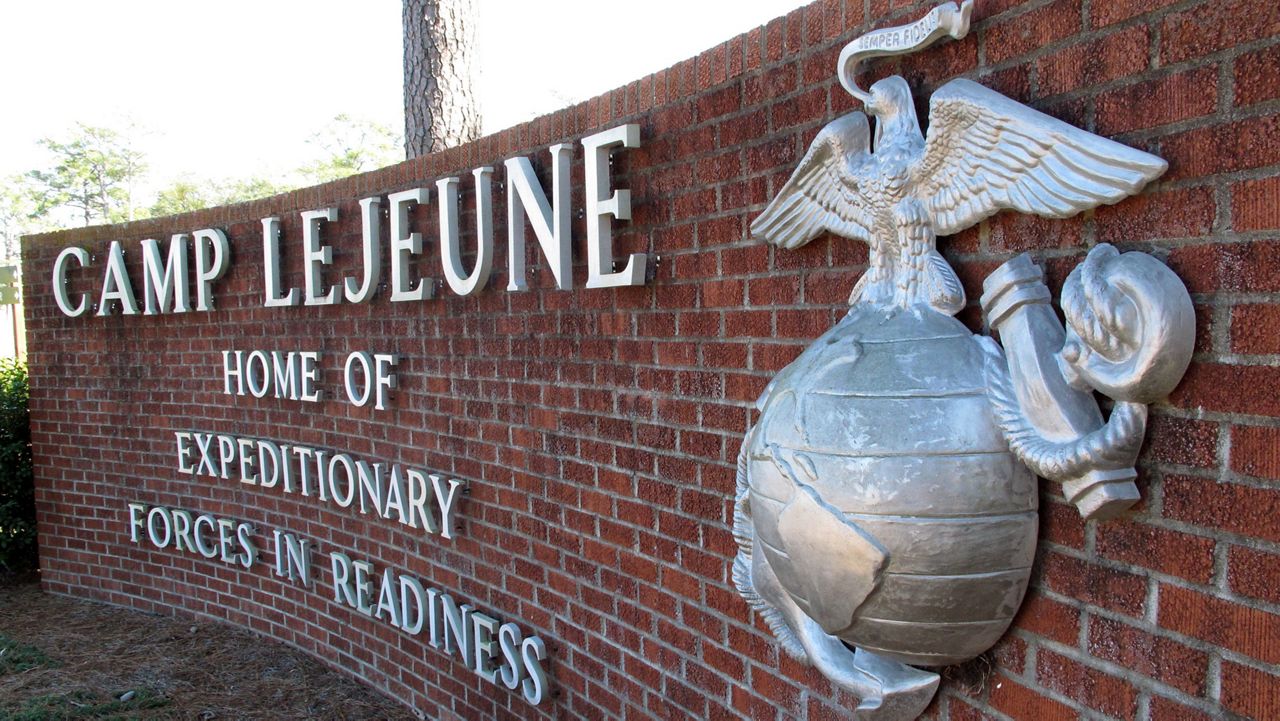 Camp Lejeune sign