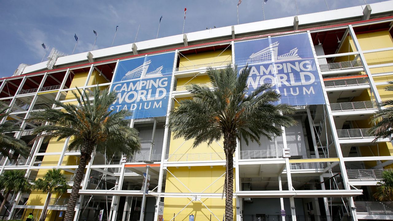 Camping World Stadium will be the site for the Allstate Continental Clásico, featuring the U.S. and Brazilian national soccer teams. (AP Photo/John Raoux, File)