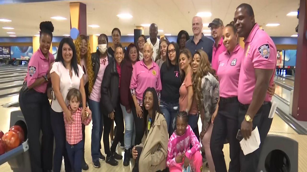 Queens bowling alley, NYPD team up to 'Strike for a Cure'