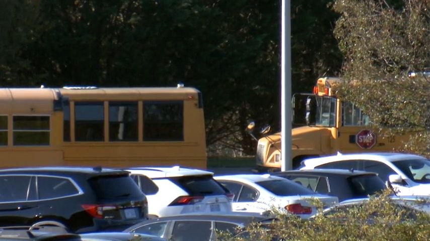 Cane Creek Middle School in Buncombe County reopened Friday. (Spectrum News 1)