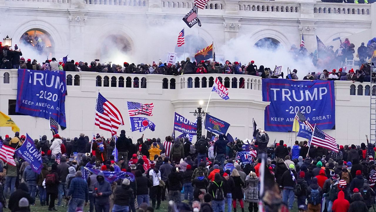 Riot at the Capitol on Jan. 6, 2021. (AP Images)
