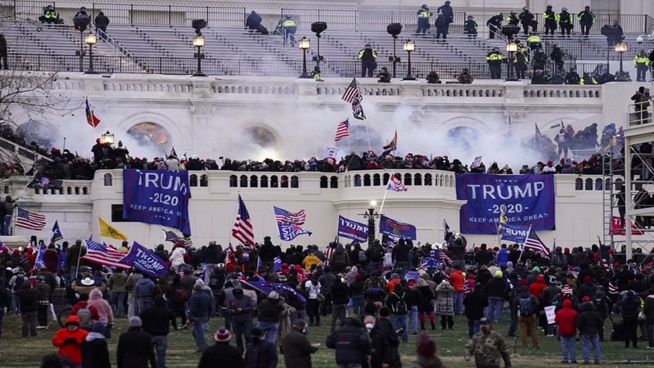 Supporters of former President Donald Trump storm the U.S. Capitol on Jan. 6. (AP Photo, File)