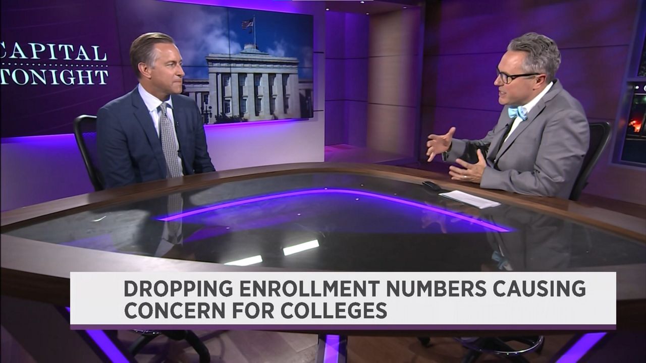 Dropping enrollment numbers a concern for colleges