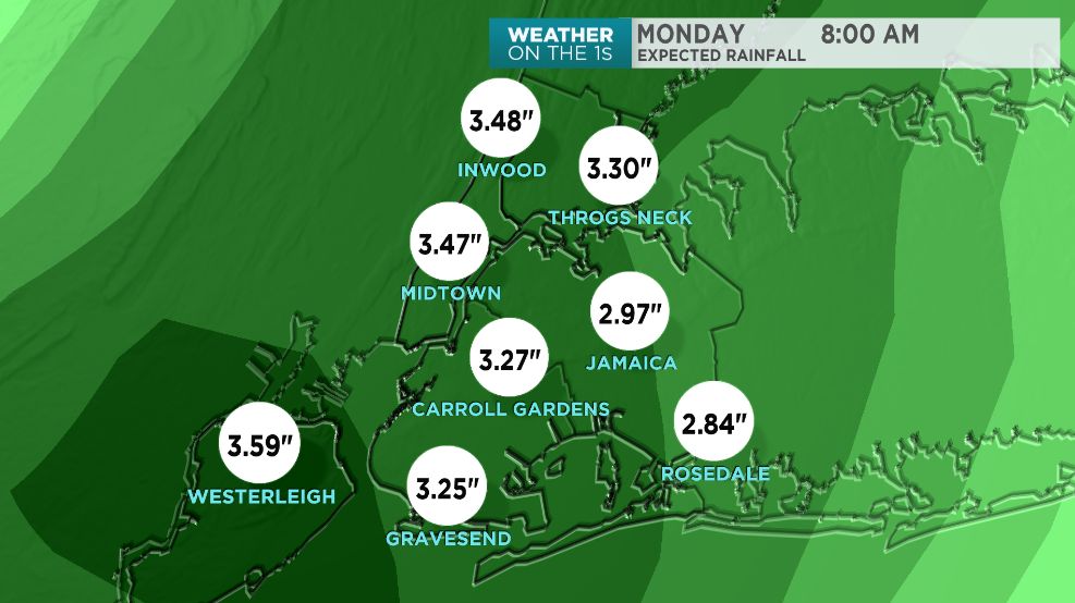 YOUR NEW YORK CITY FORECAST: Heavy Rain and Increasing Wind Tonight
