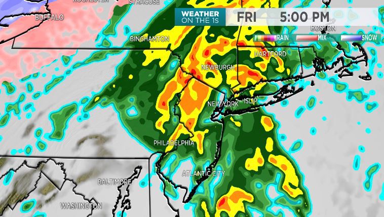 Top 5 most extreme conditions for New Year's Eve in NYC