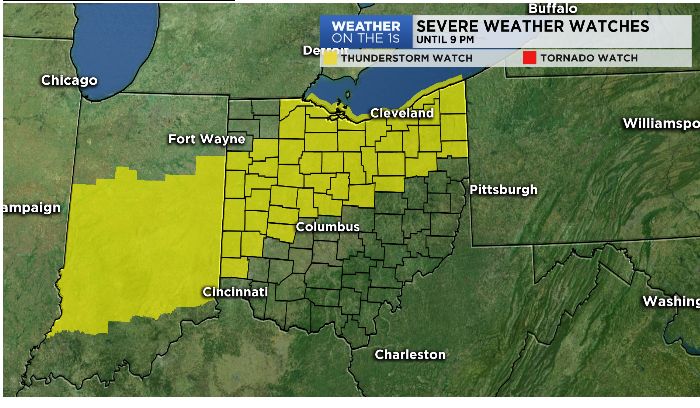 Severe Thunderstorms Possible