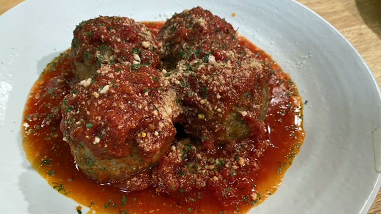 meatballs on a plate