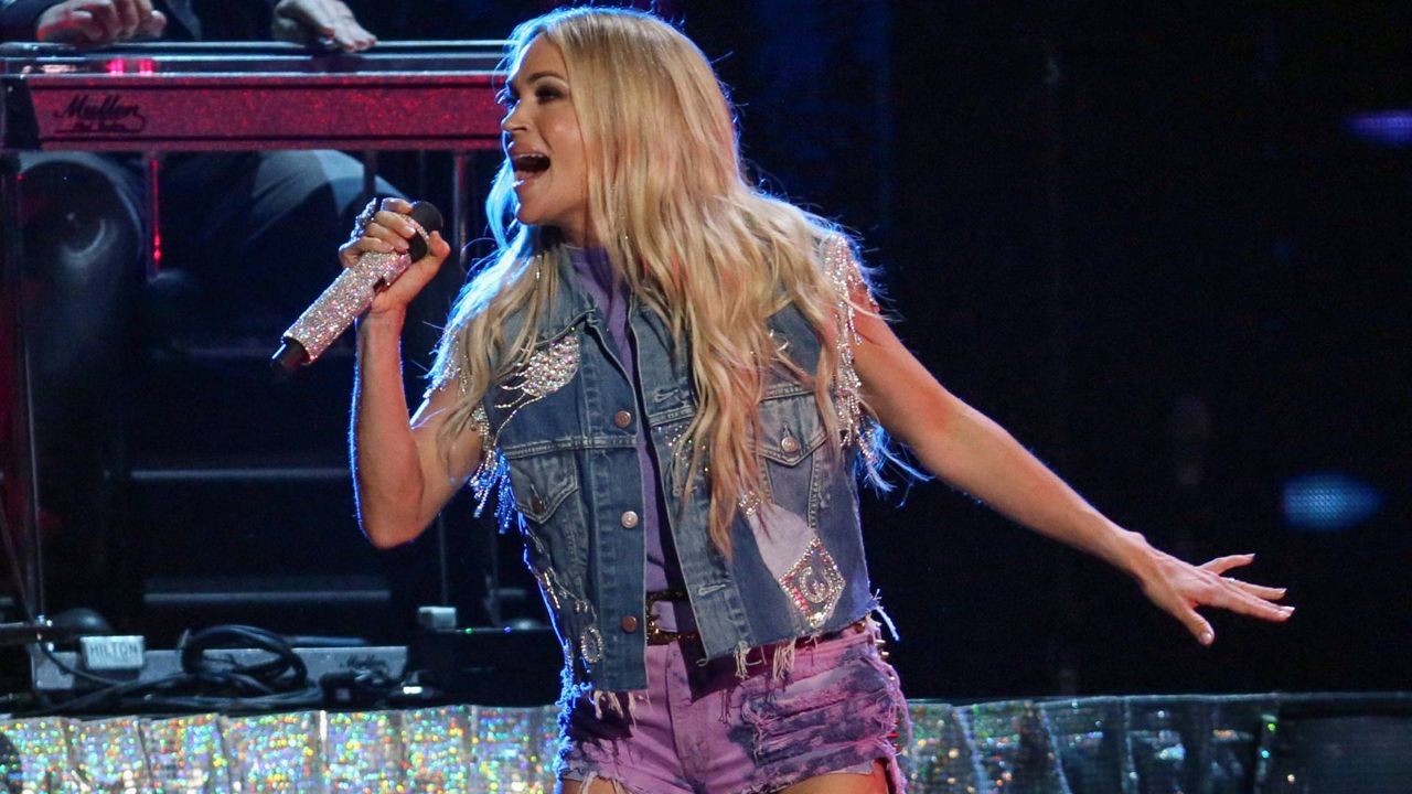 Carrie Underwood performs at the iHeartCountry Festival