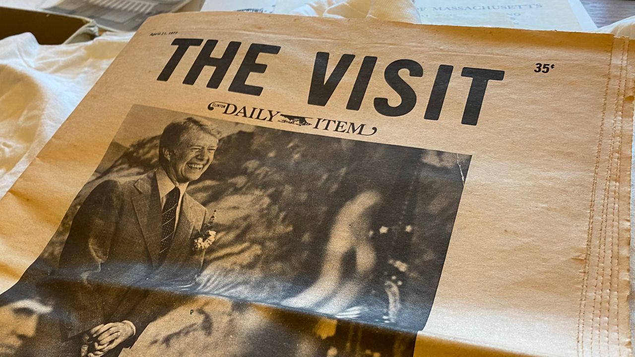 Clinton remembers President Carter's legacy and 1977 visit