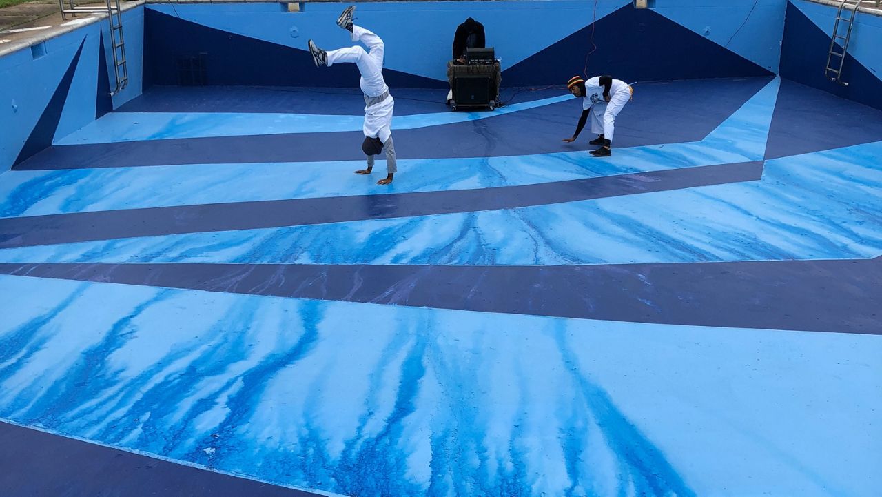 Photo of capoeira performance at George Washington Carver Museum (Spectrum News)