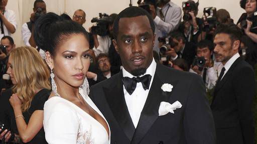 Cassie Ventura, left, and Sean 