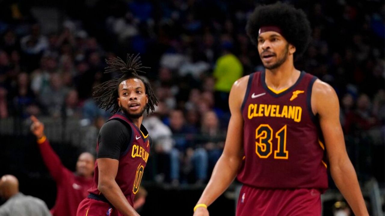 Cleveland Cavaliers Garland, Allen, Mobley team in Skills Challenge